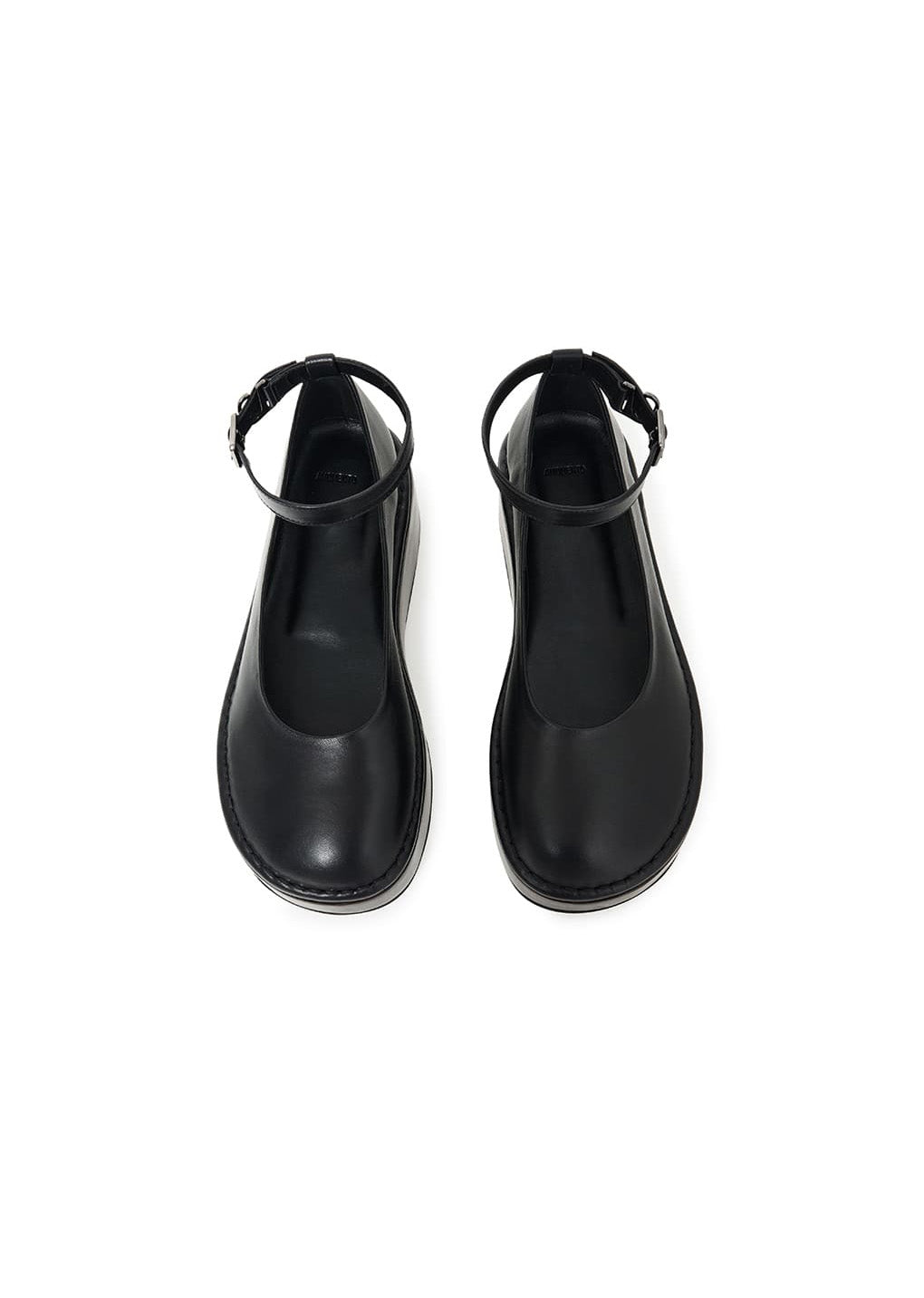 platform flats, black