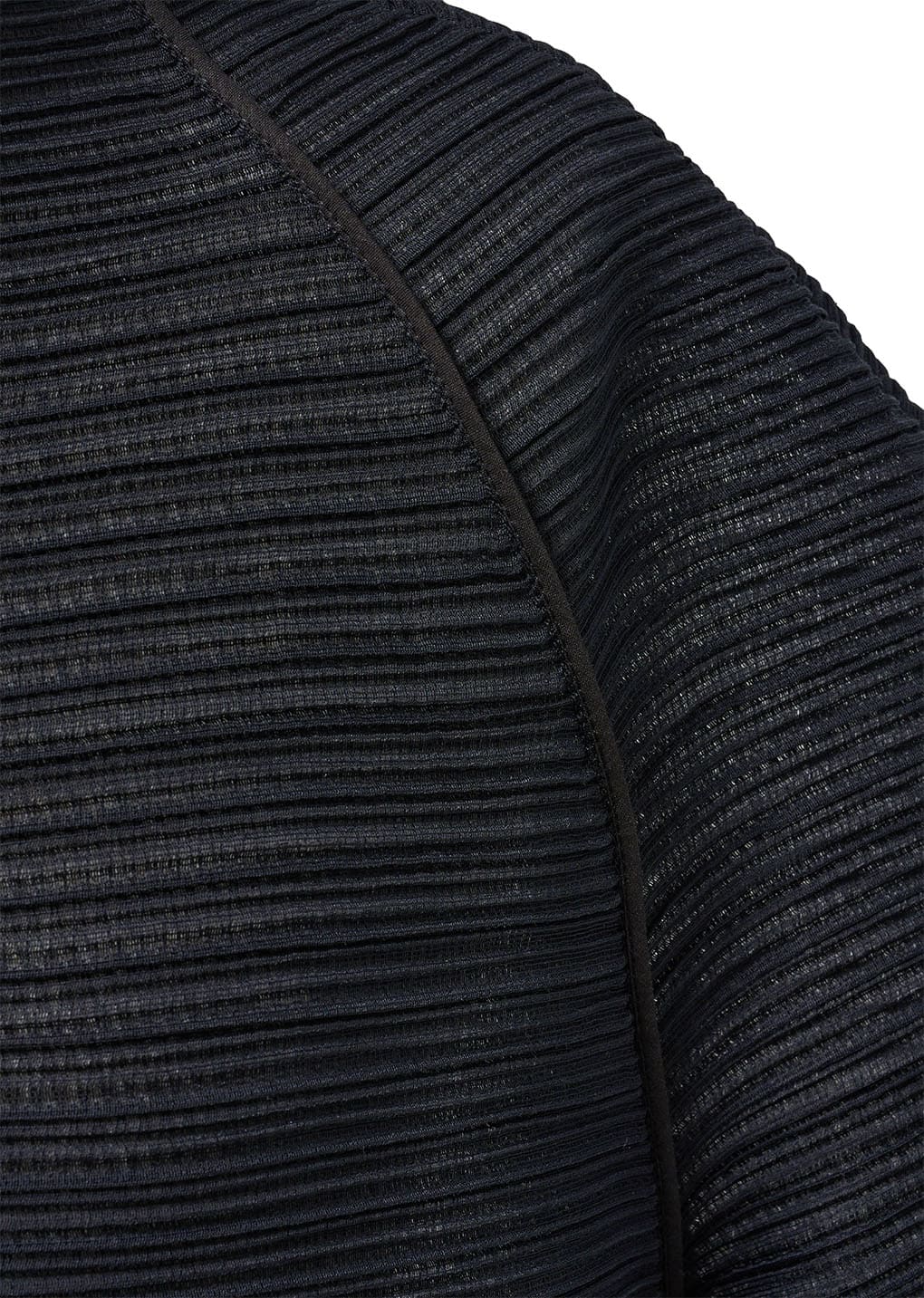 pleats raglan top, black