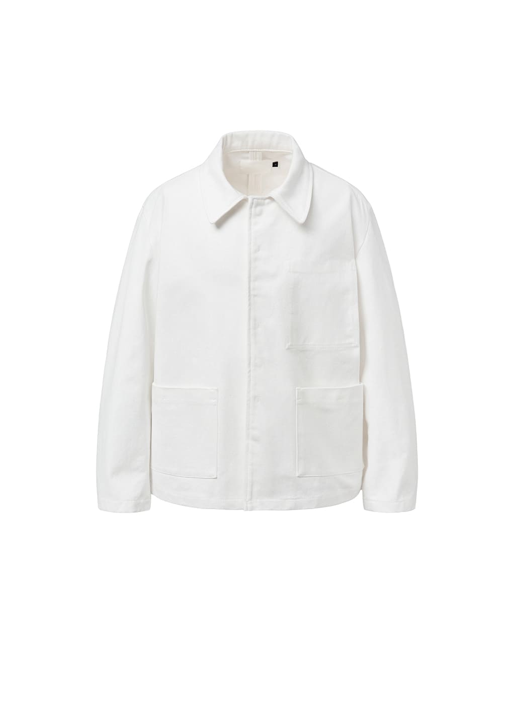 POCKET DENIM JACKET, WHITE