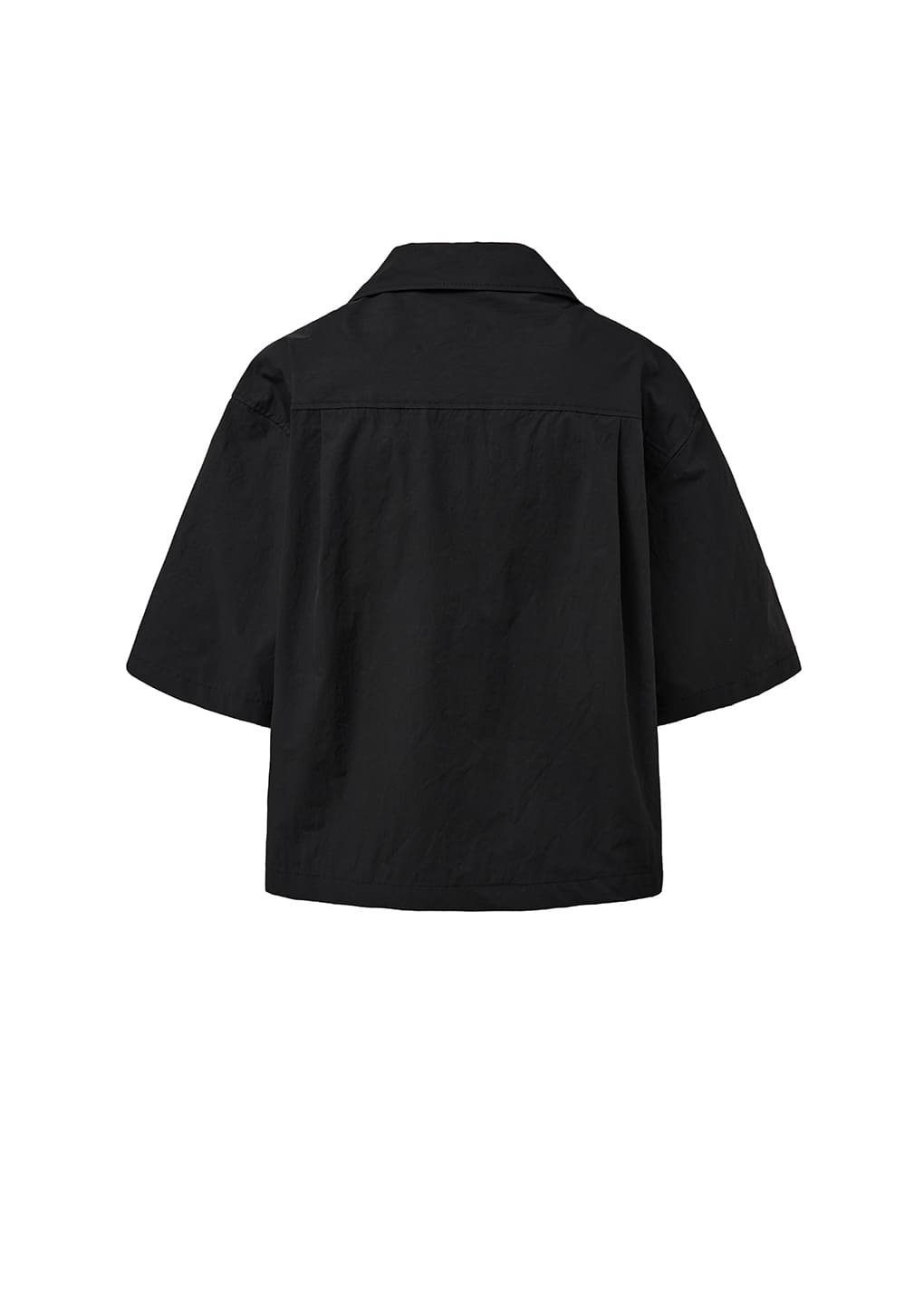 POCKET HALF SHIRTS, BLACK