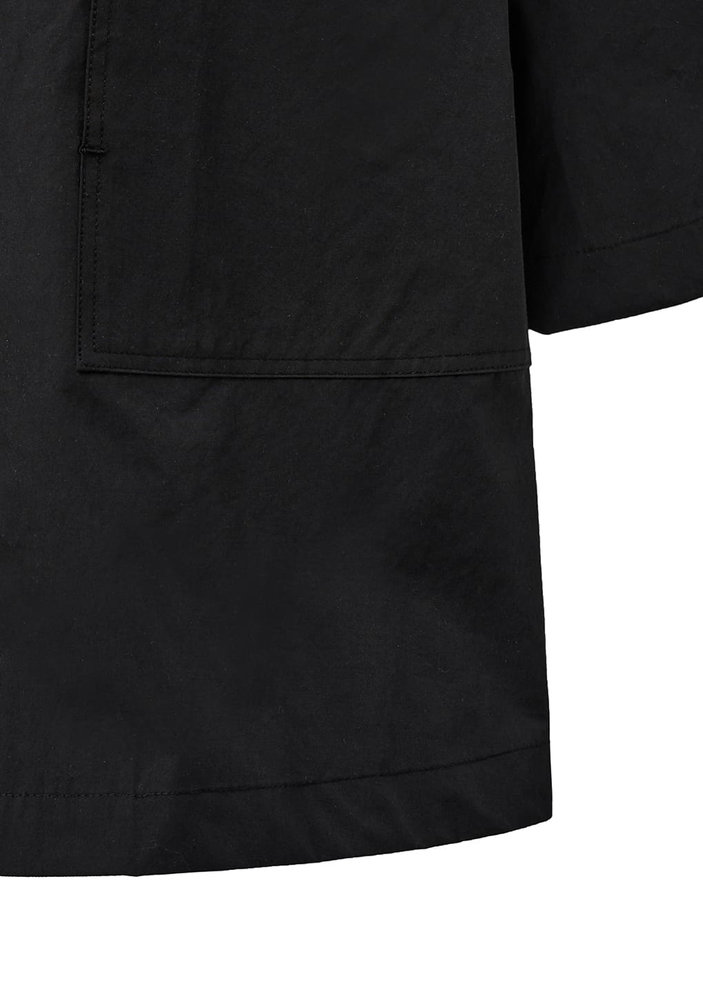 POCKET HALF SHIRTS, BLACK