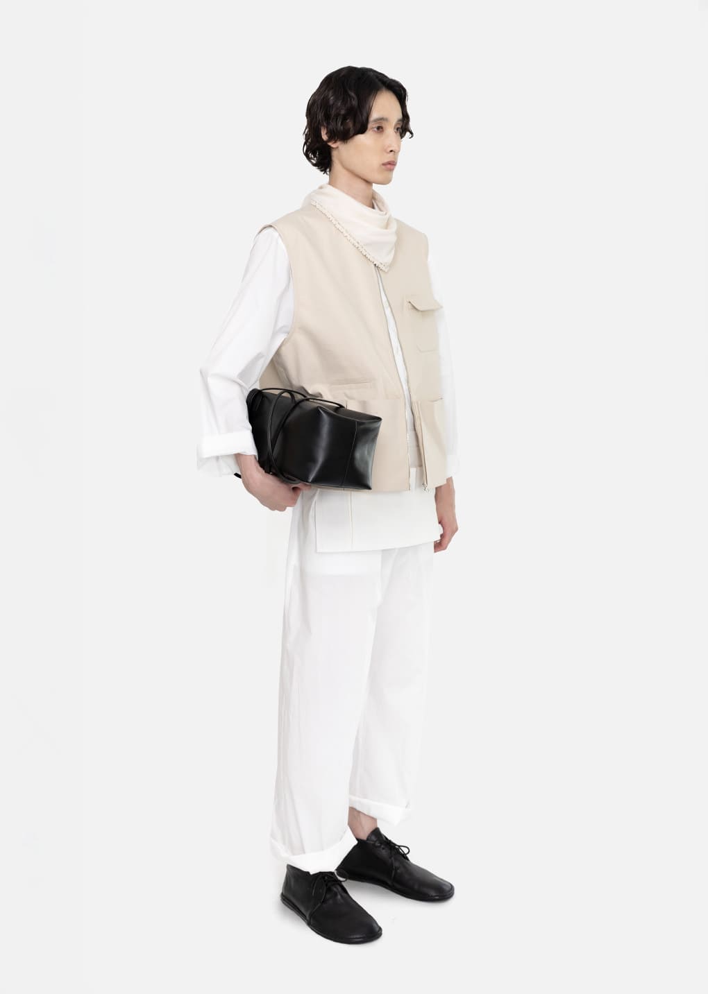 pocket jumpsuit, white