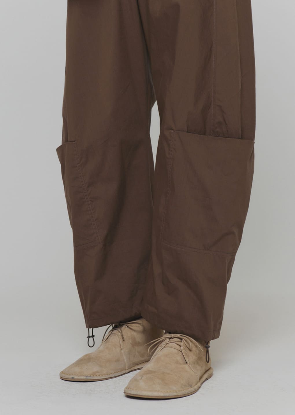pocket work pants, brown