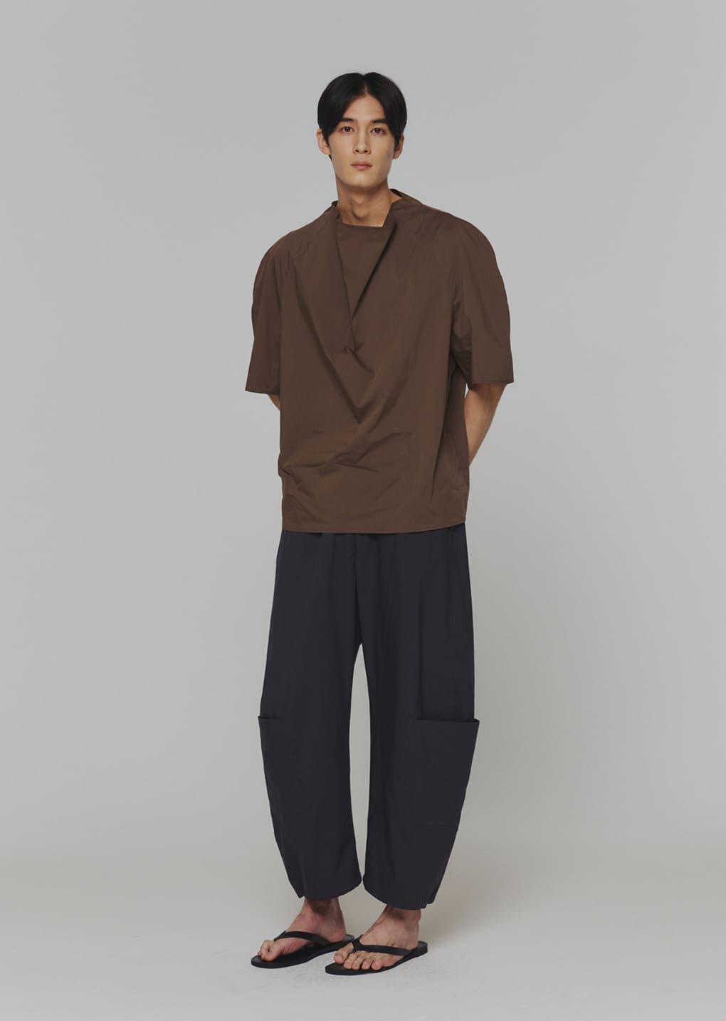 pocket work pants, charcoal