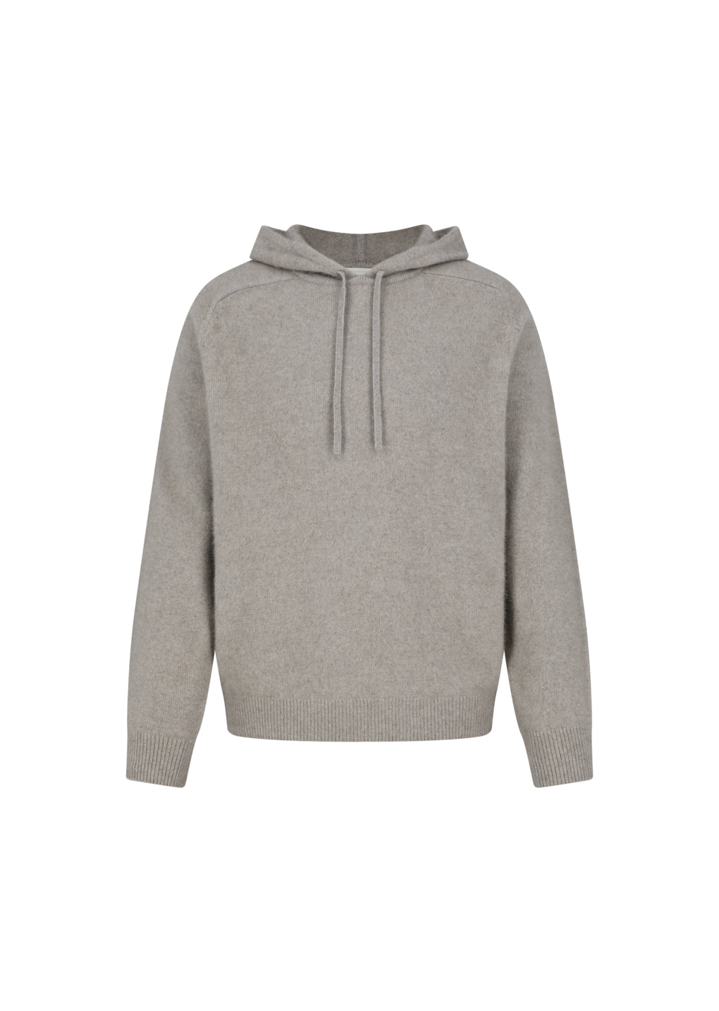 racoon hoodie knit, beige