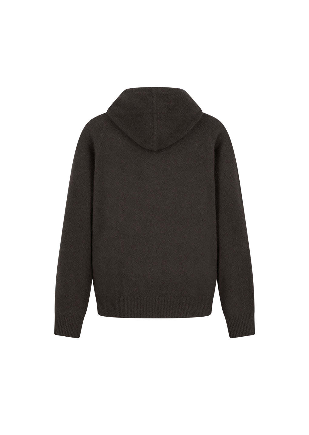 racoon hoodie knit, brown hover