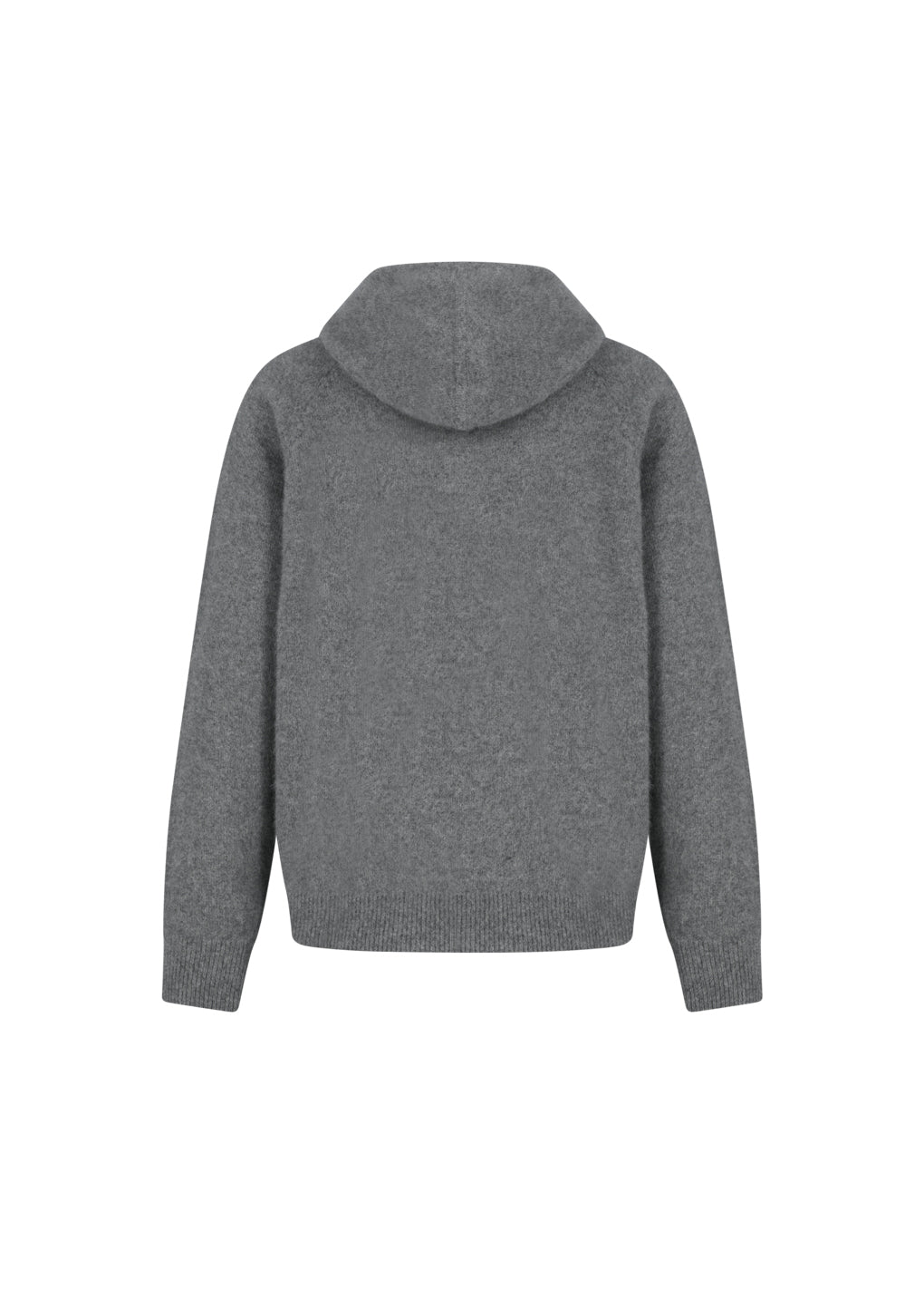 racoon hoodie knit, charcoal hover
