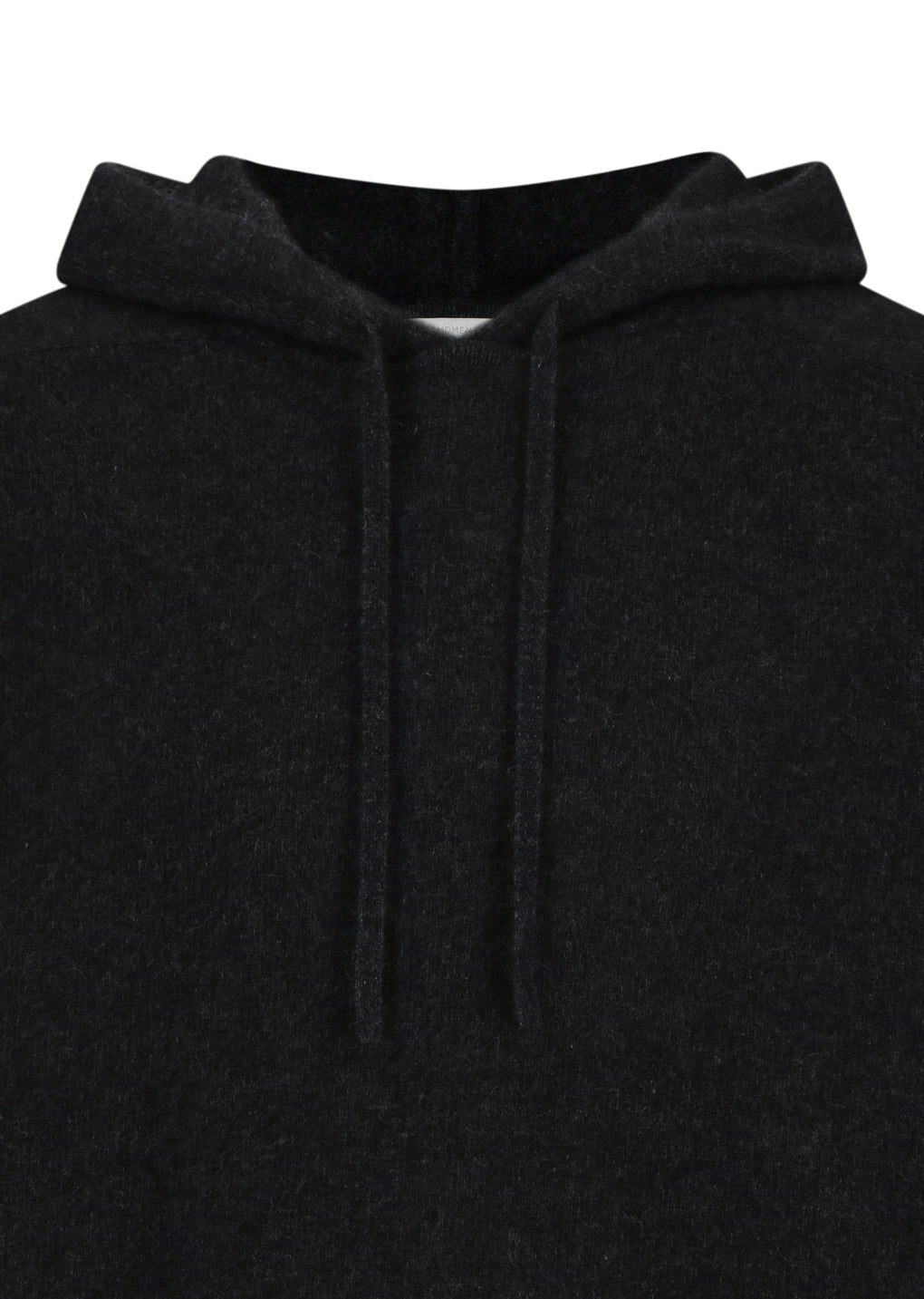 racoon hoodie knit, dark grey