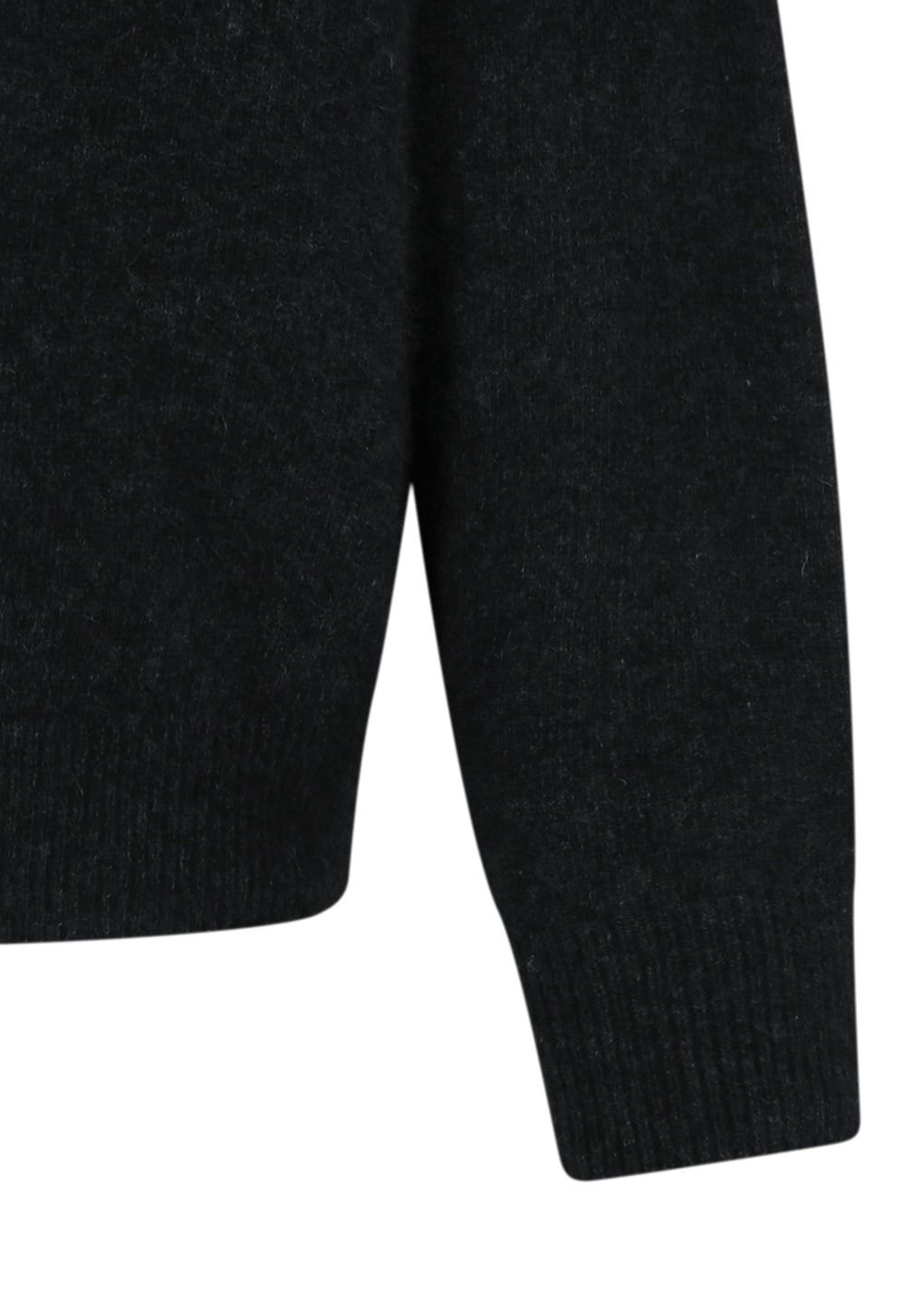 racoon hoodie knit, dark grey