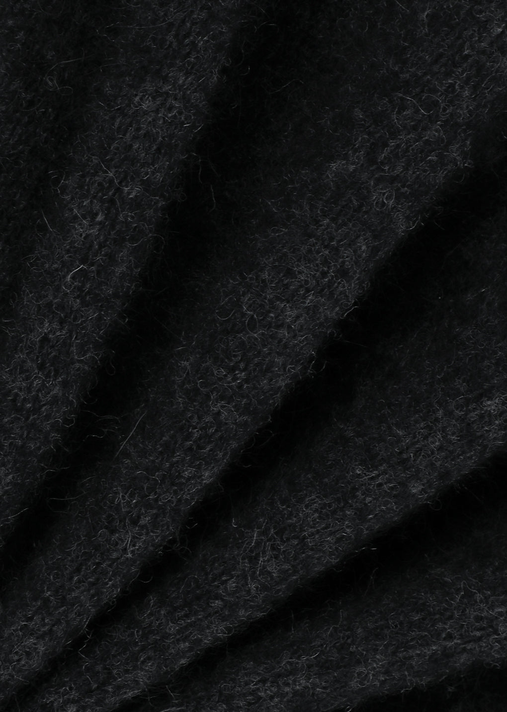 racoon hoodie knit, dark grey