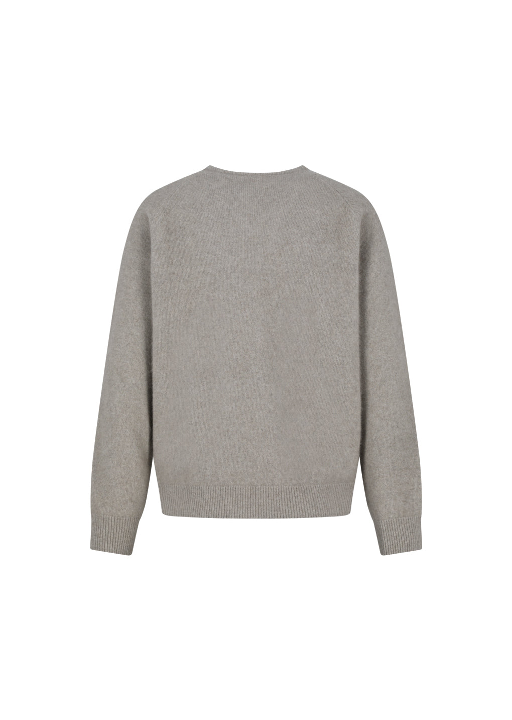 racoon v-neck knit, beige hover