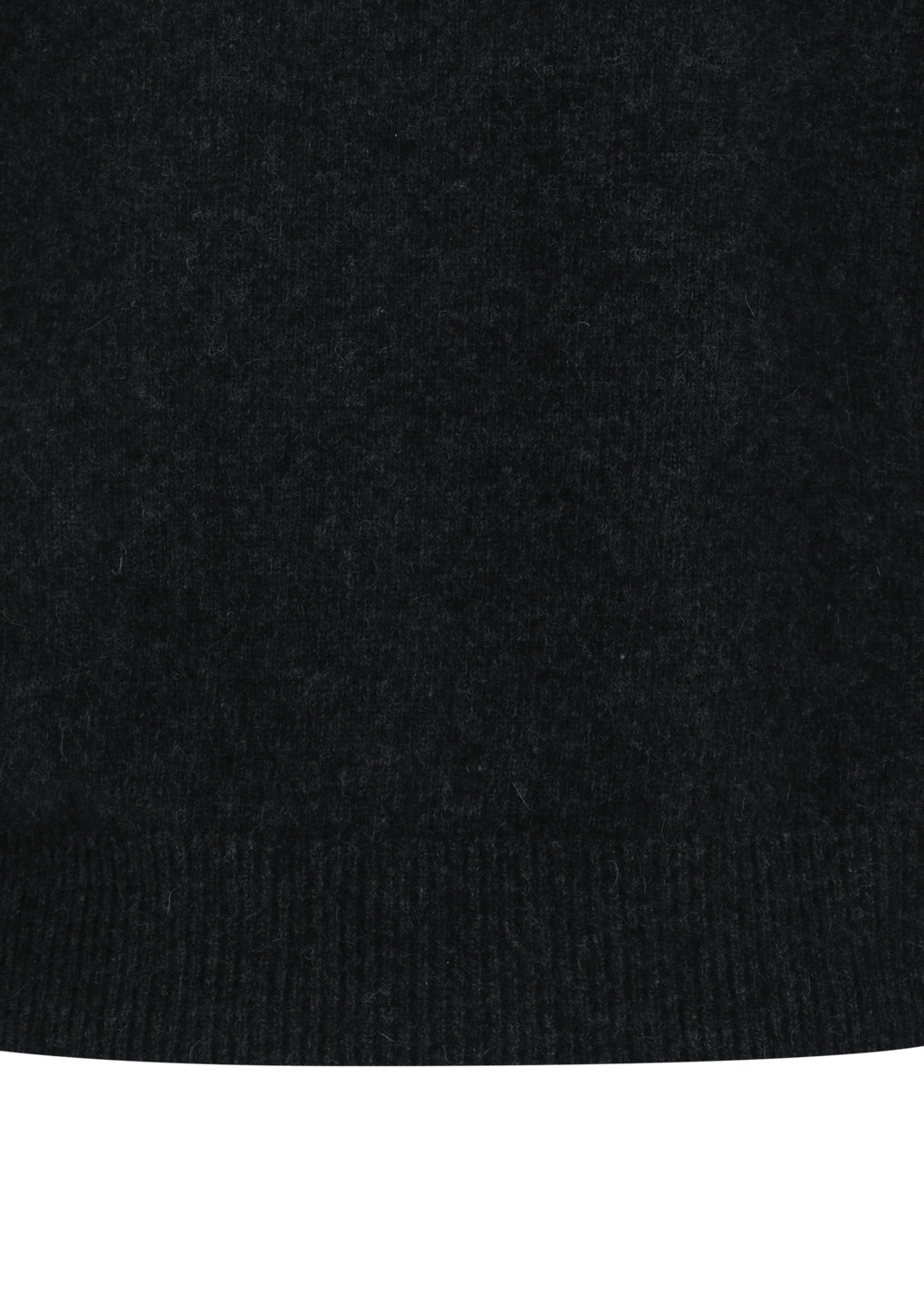 racoon v-neck knit, dark grey