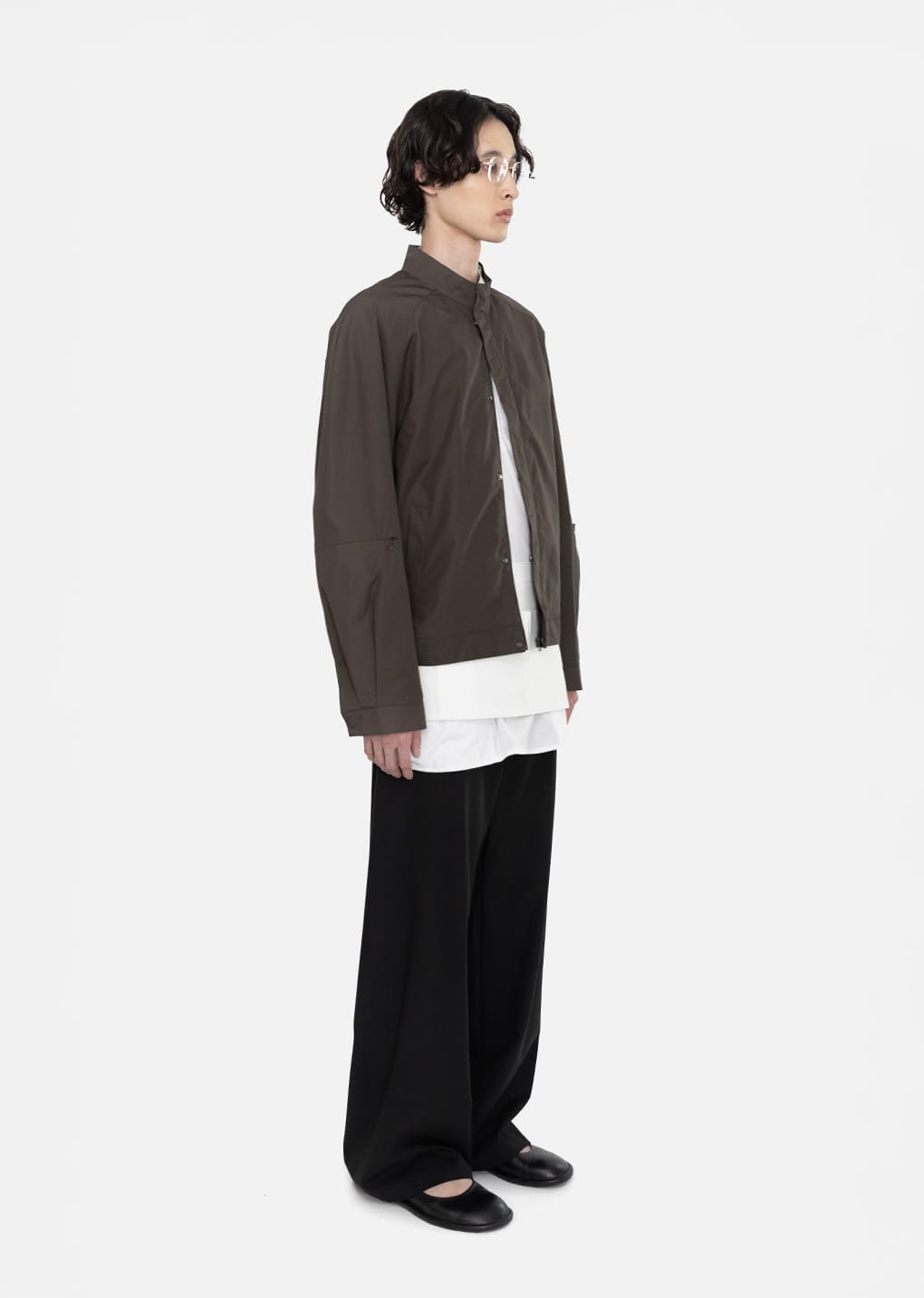 raglan cotton zip jumper, khaki
