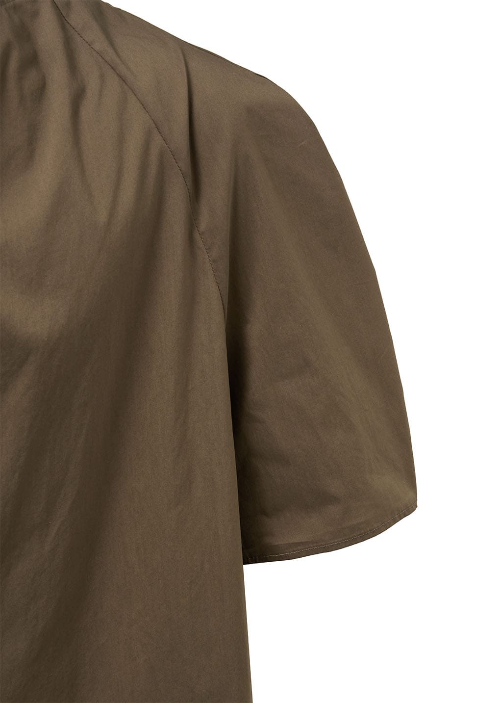 raglan cowl neck top, brown