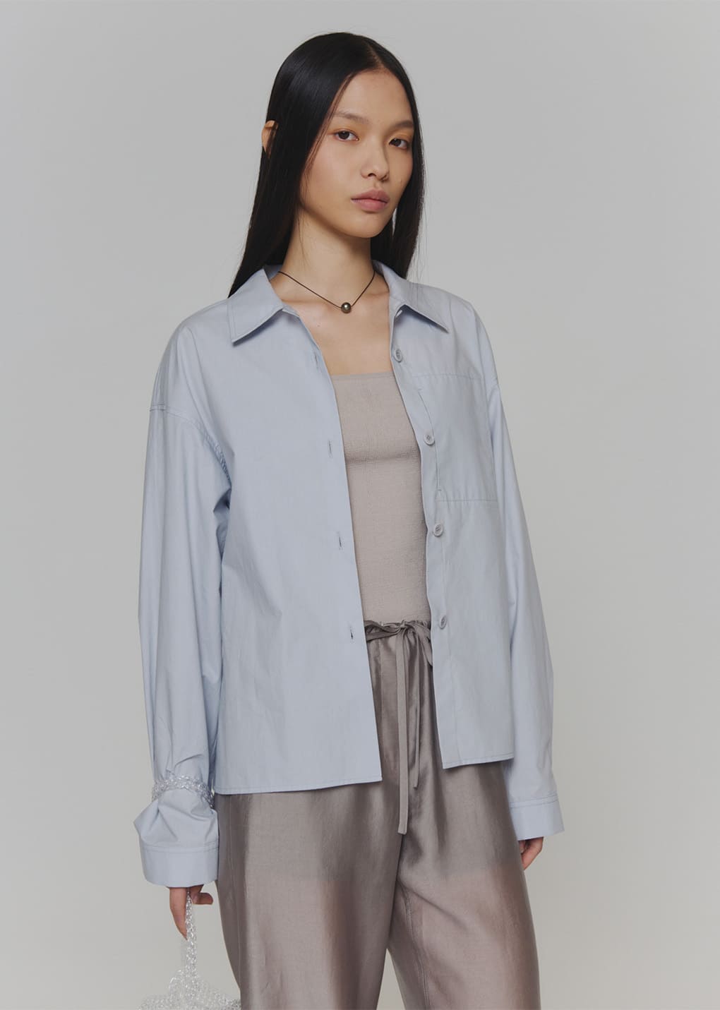 reverse pocket shirts, blue