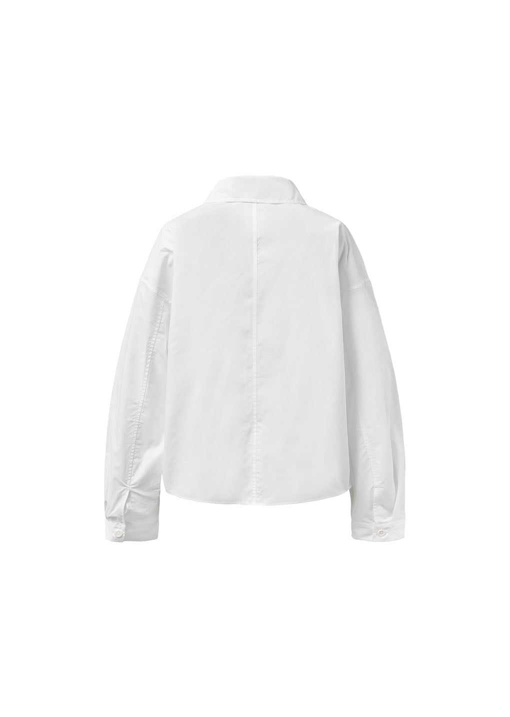 reverse pocket shirts, white