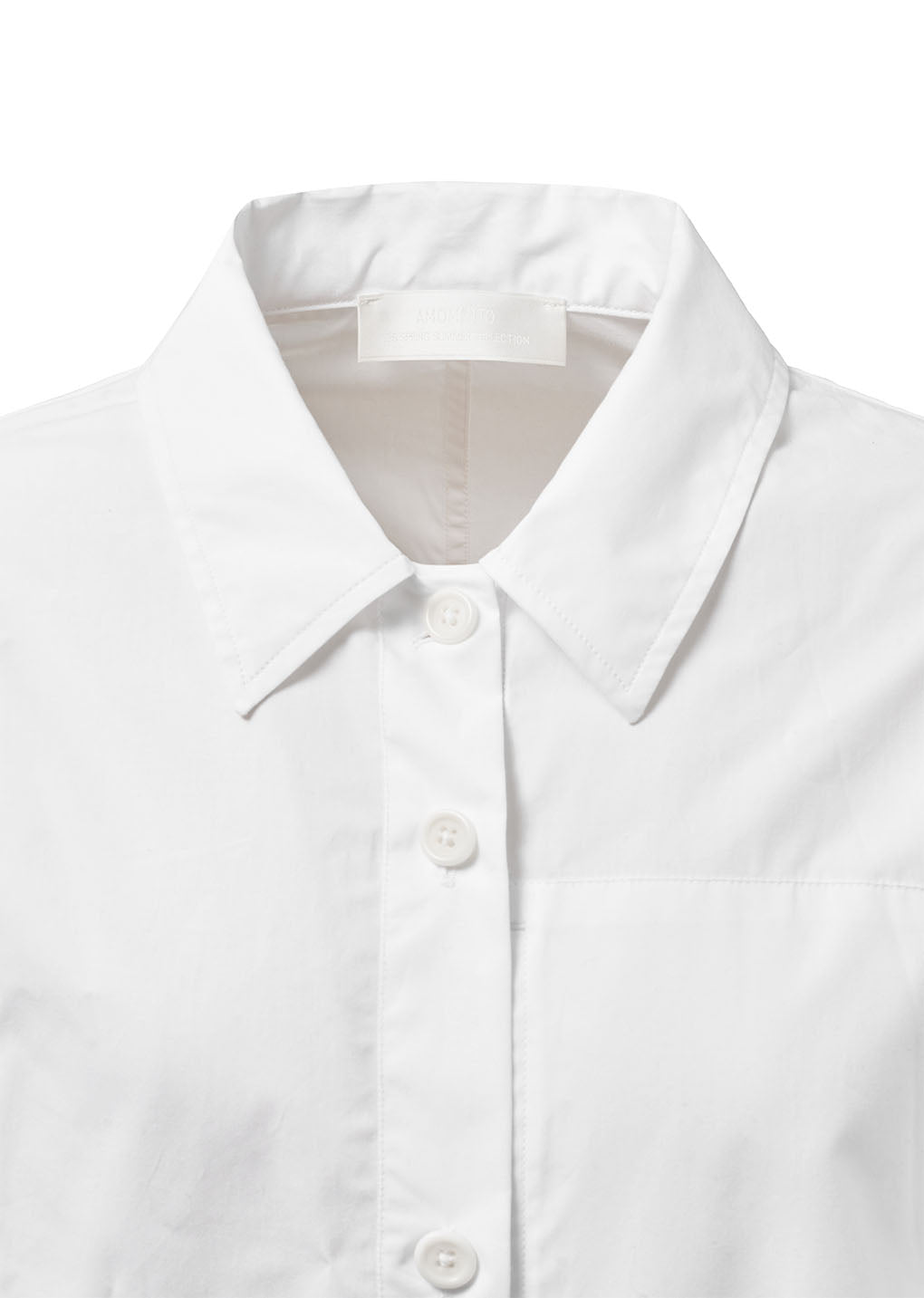 reverse pocket shirts, white