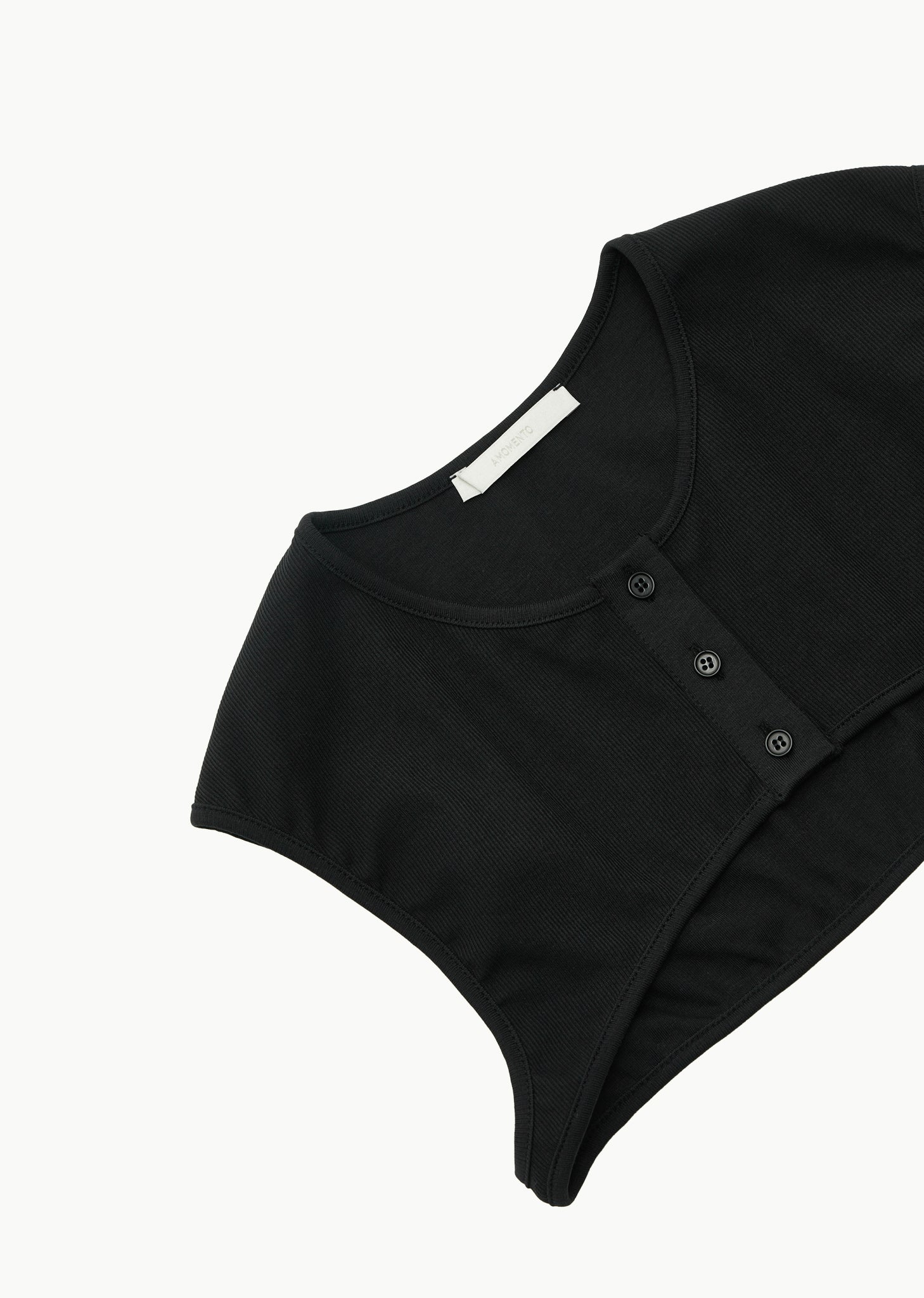 RIBBED BUTTON CARDIGAN TOP SET (3 COLORS) – AMOMENTO JP