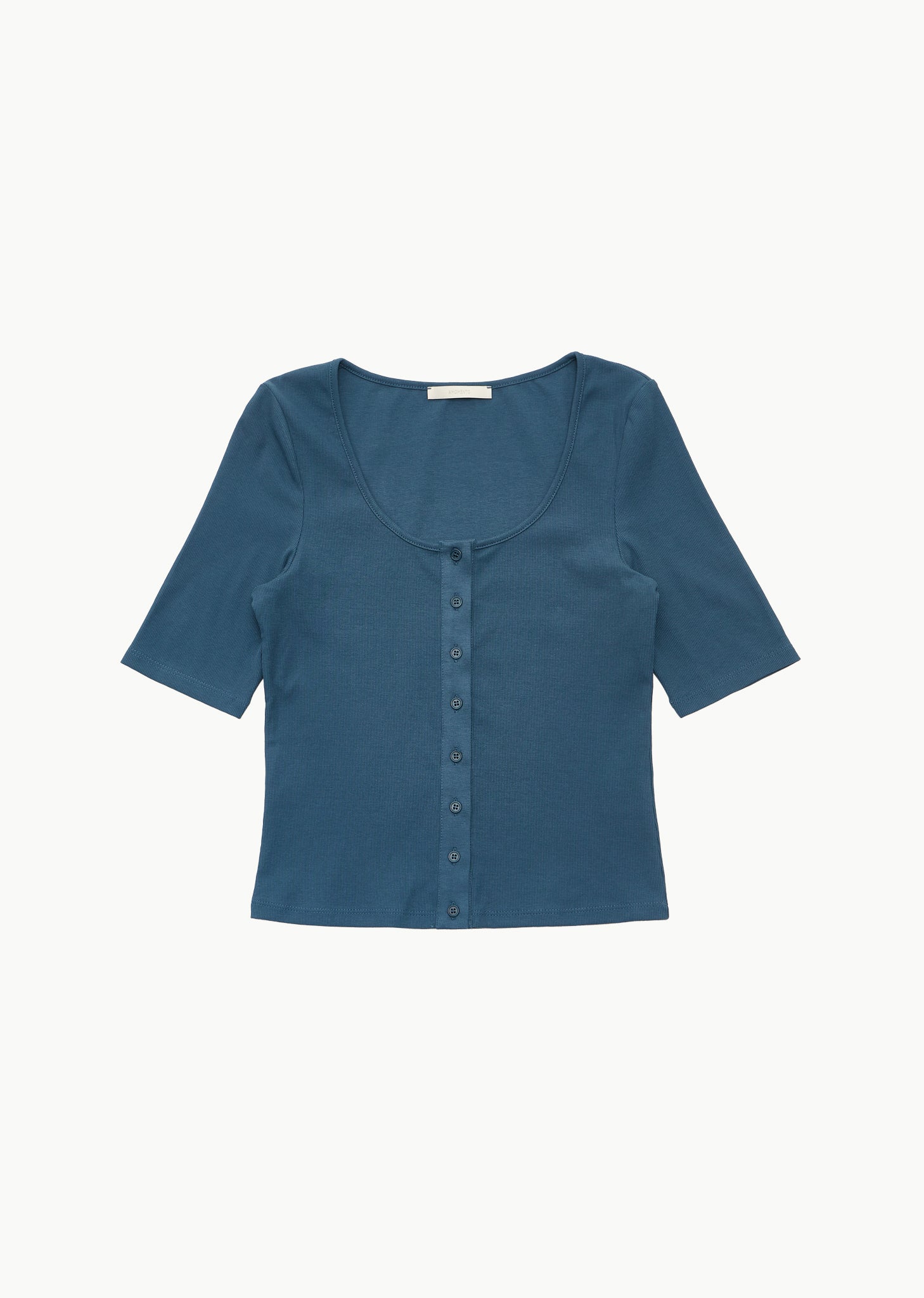 RIBBED BUTTON CARDIGAN TOP SET (3 COLORS) – AMOMENTO JP