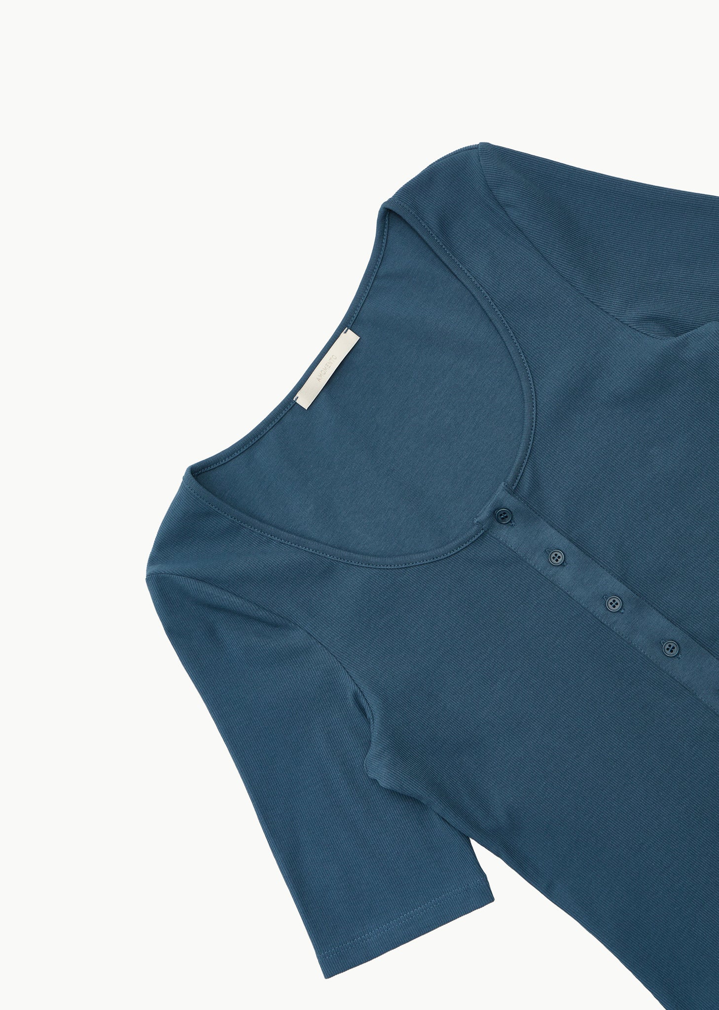 RIBBED BUTTON CARDIGAN TOP SET (3 COLORS) – AMOMENTO JP