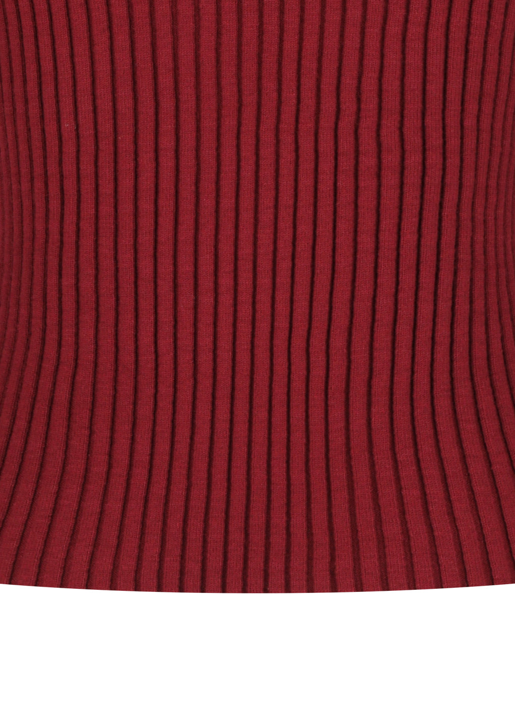 ribbed high neck zip up, burgundy