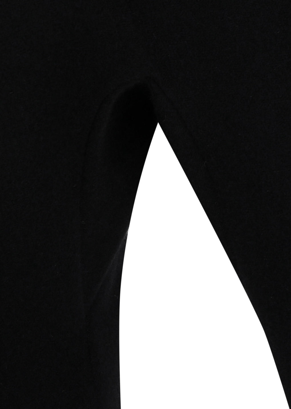 rounded shoulder jacket, black