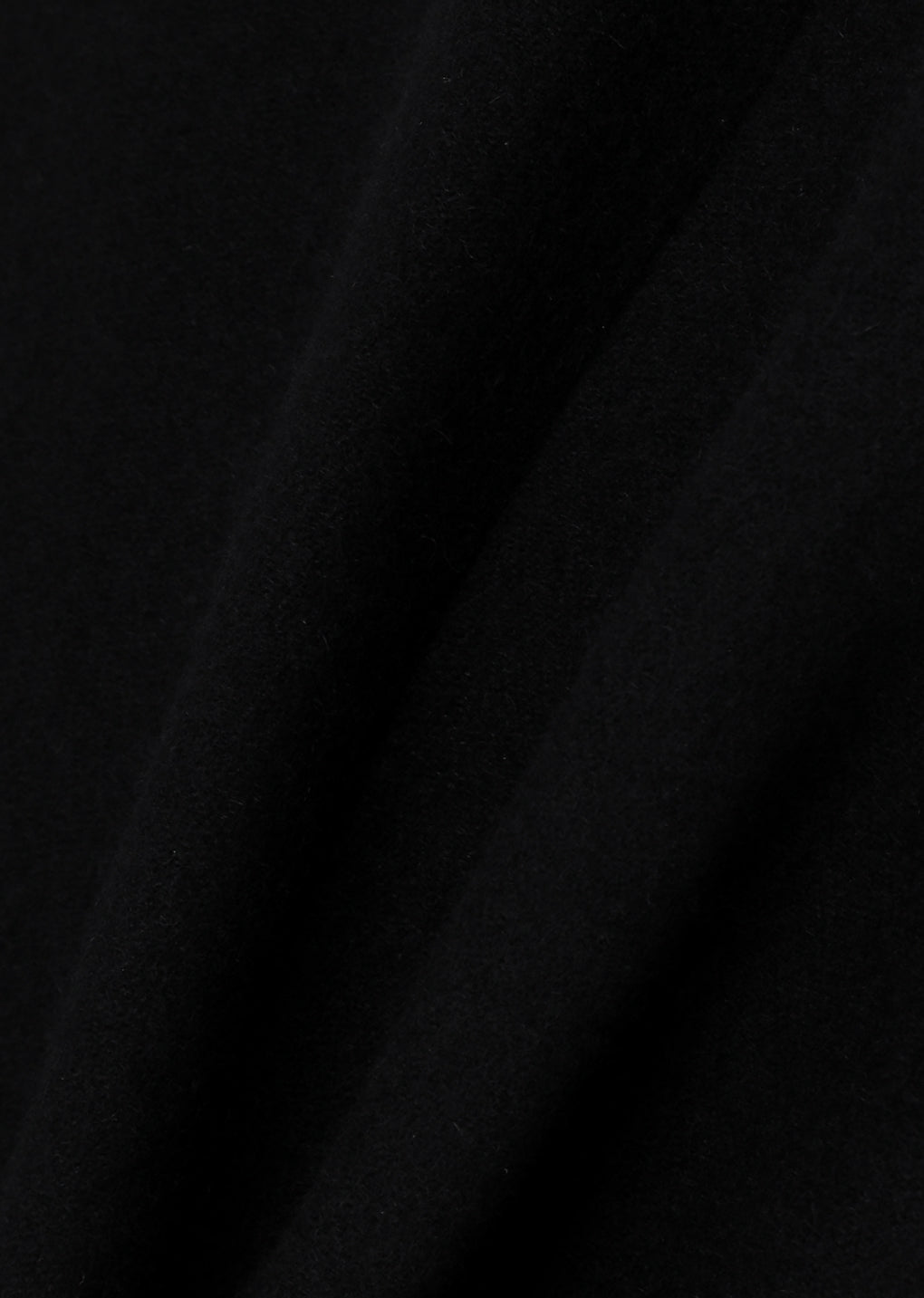 rounded shoulder jacket, black