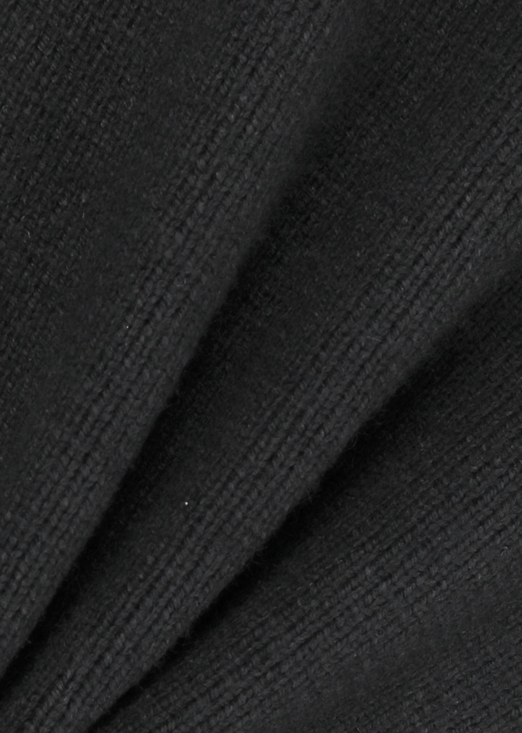 rounded sleeve cardigan, black