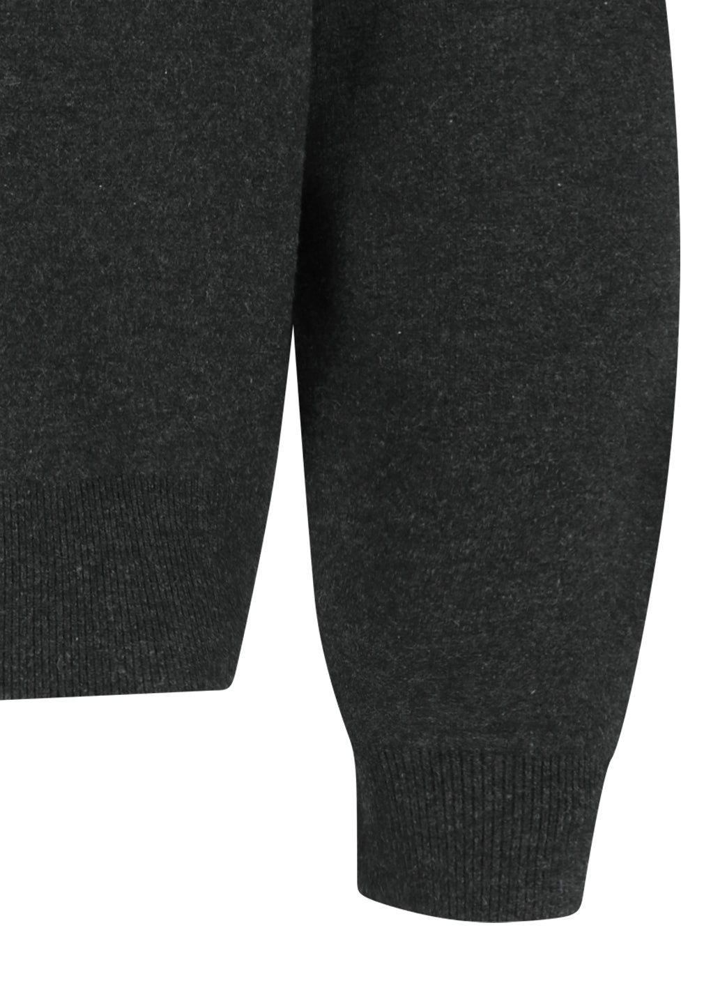 rounded sleeve cardigan, charcoal