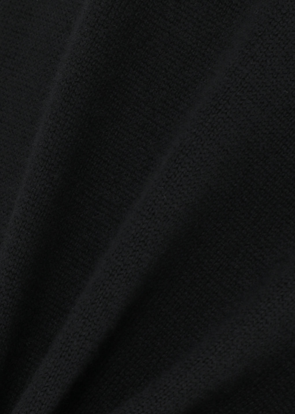 round neck crop cardigan, black