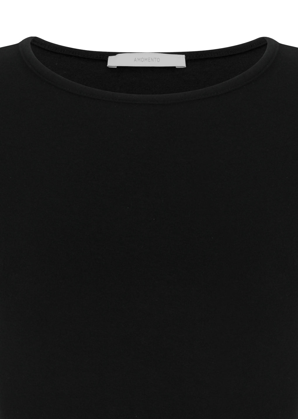 round t-shirt, black