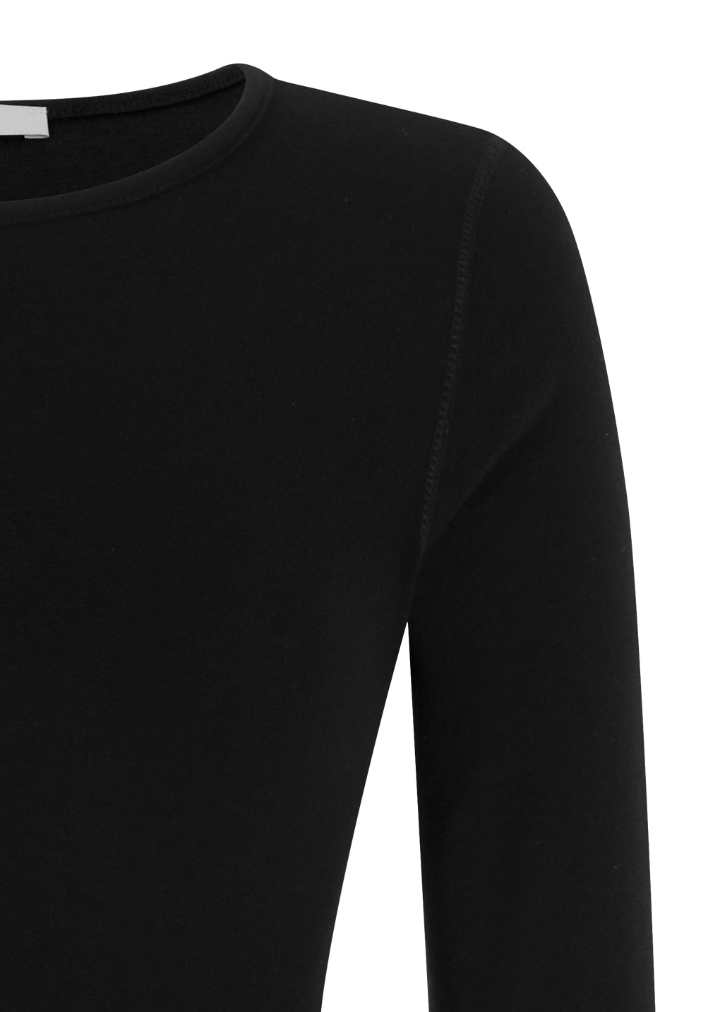 round t-shirt, black