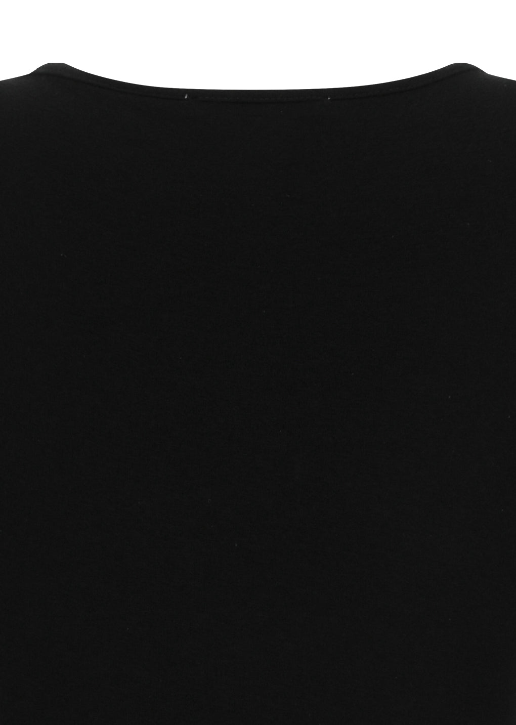 round t-shirt, black