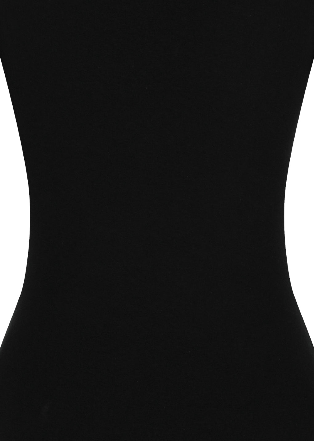 round t-shirt, black