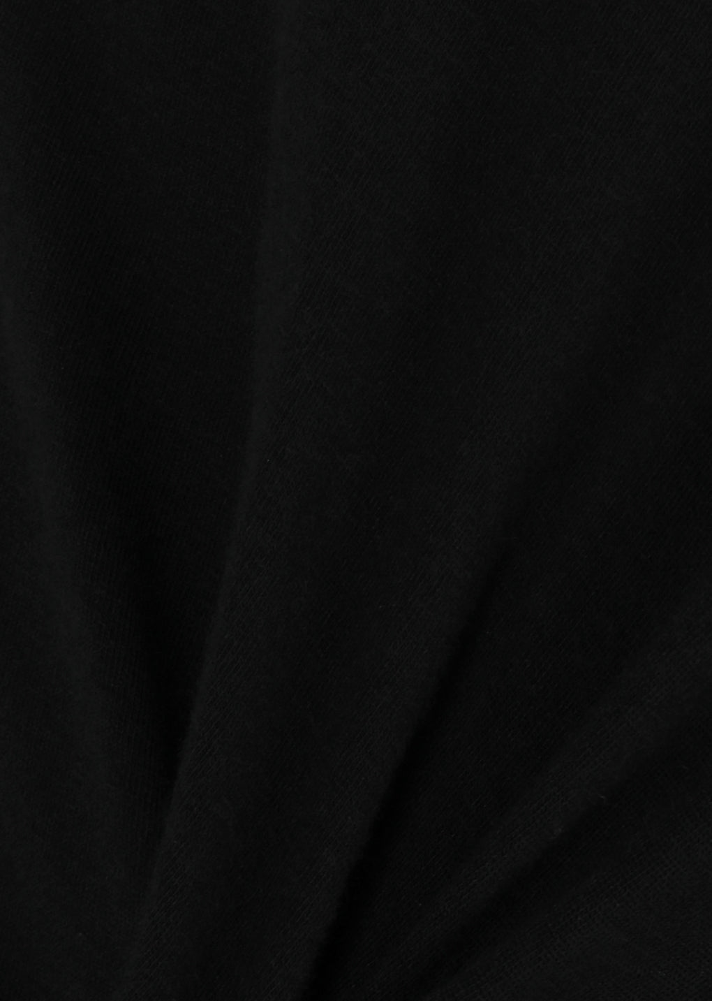 round t-shirt, black