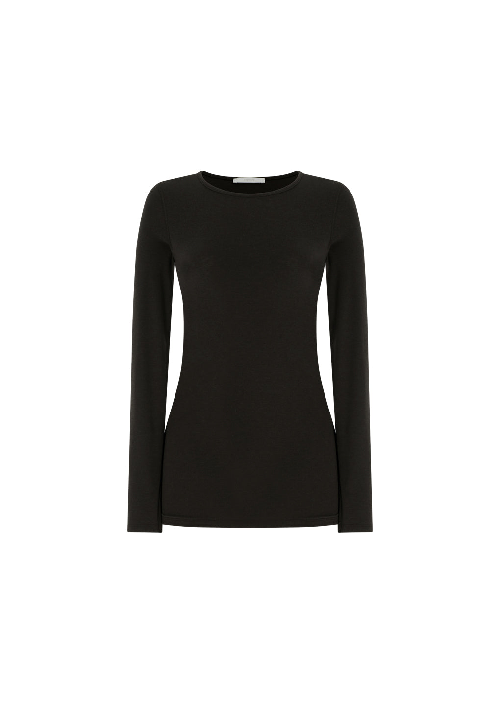 round t-shirt, brown