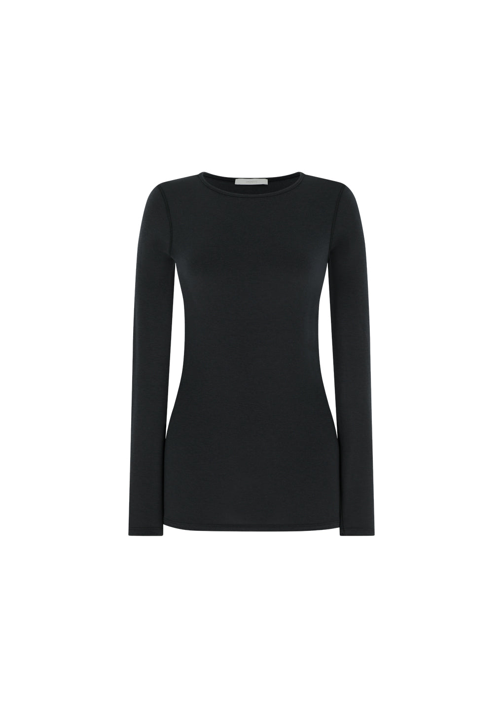 round t-shirt, charcoal