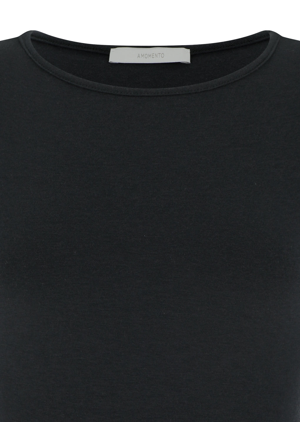 round t-shirt, charcoal