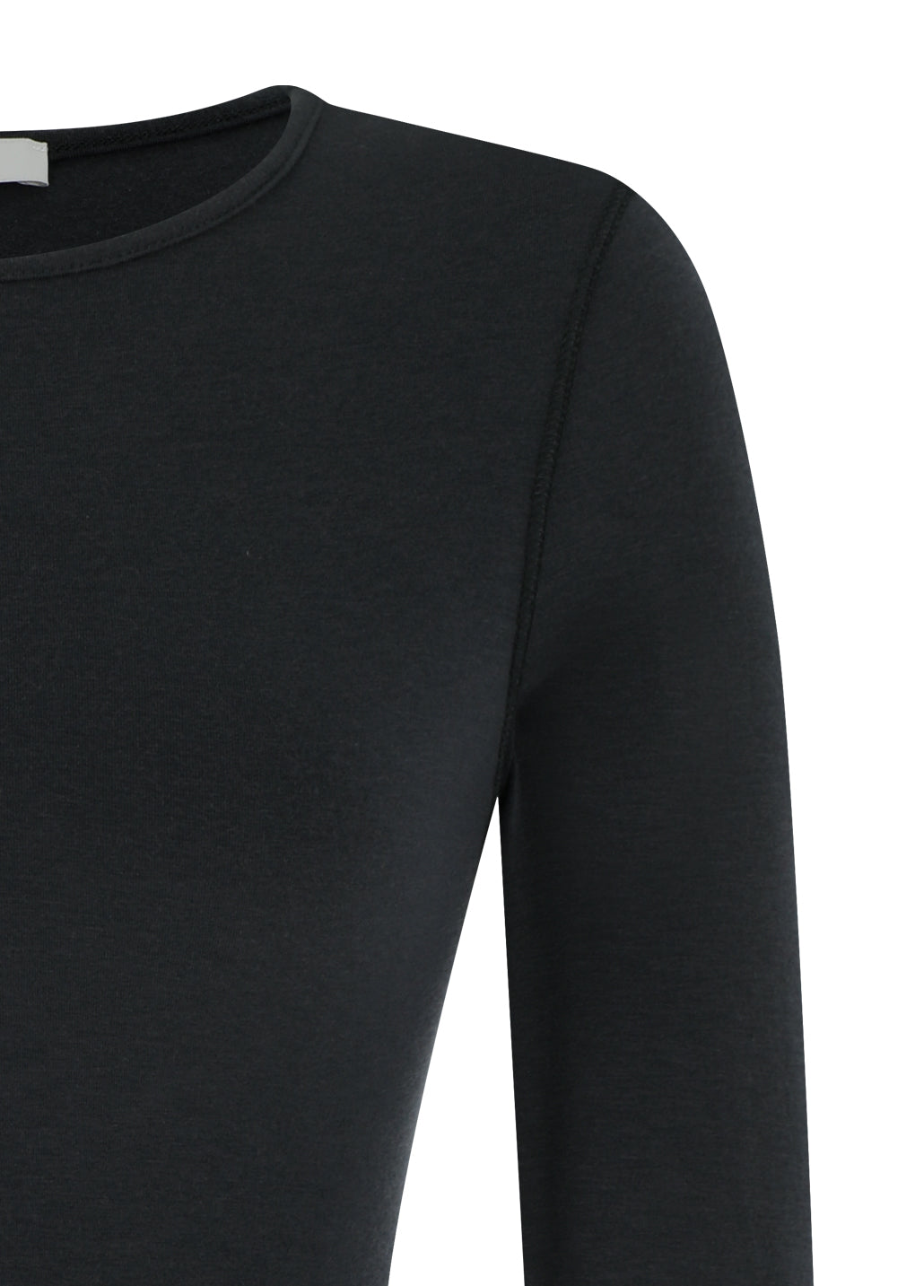 round t-shirt, charcoal