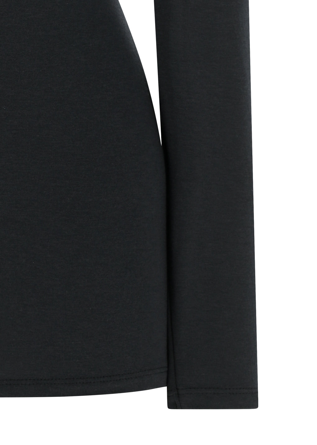 round t-shirt, charcoal