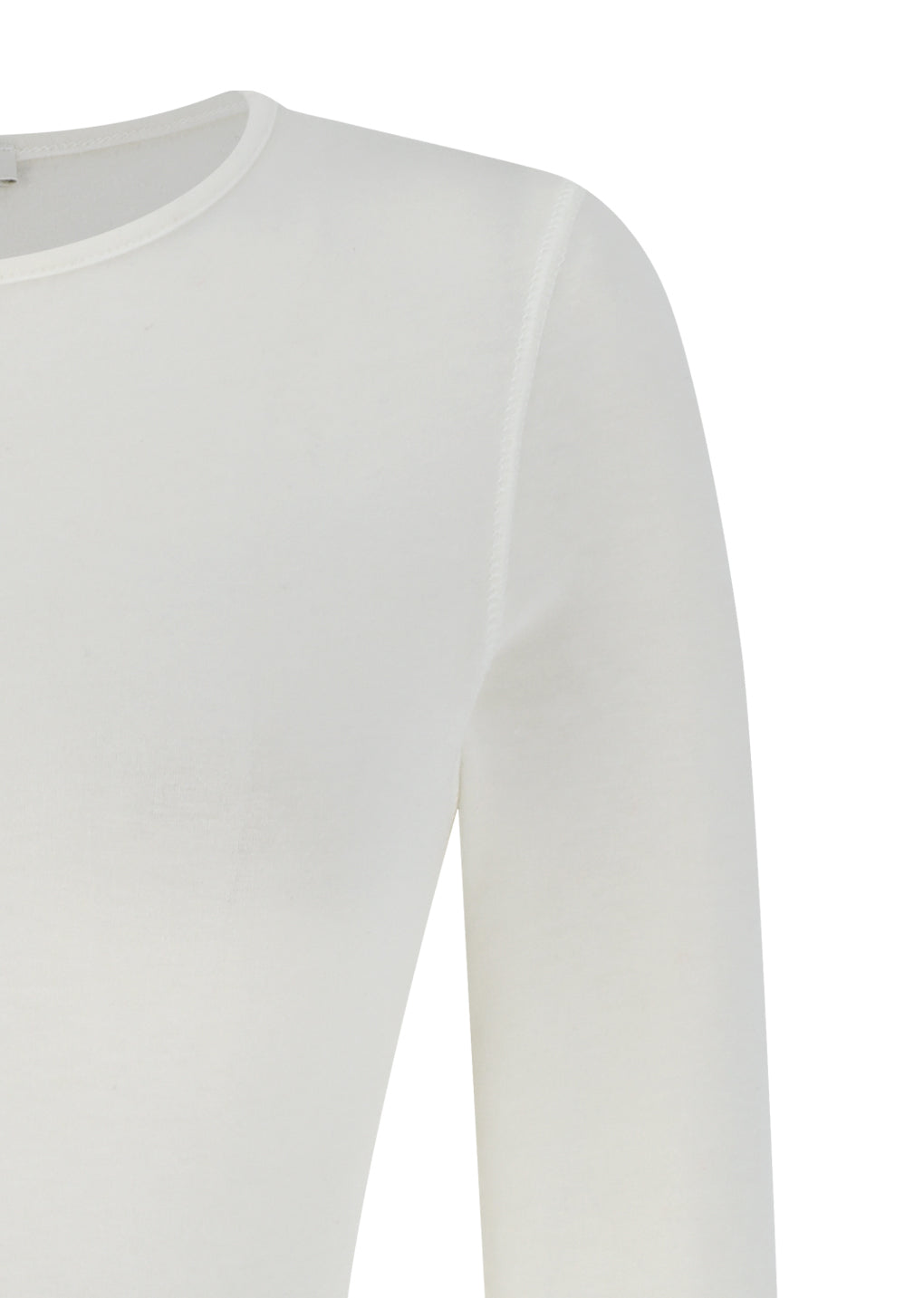 round t-shirt, ivory