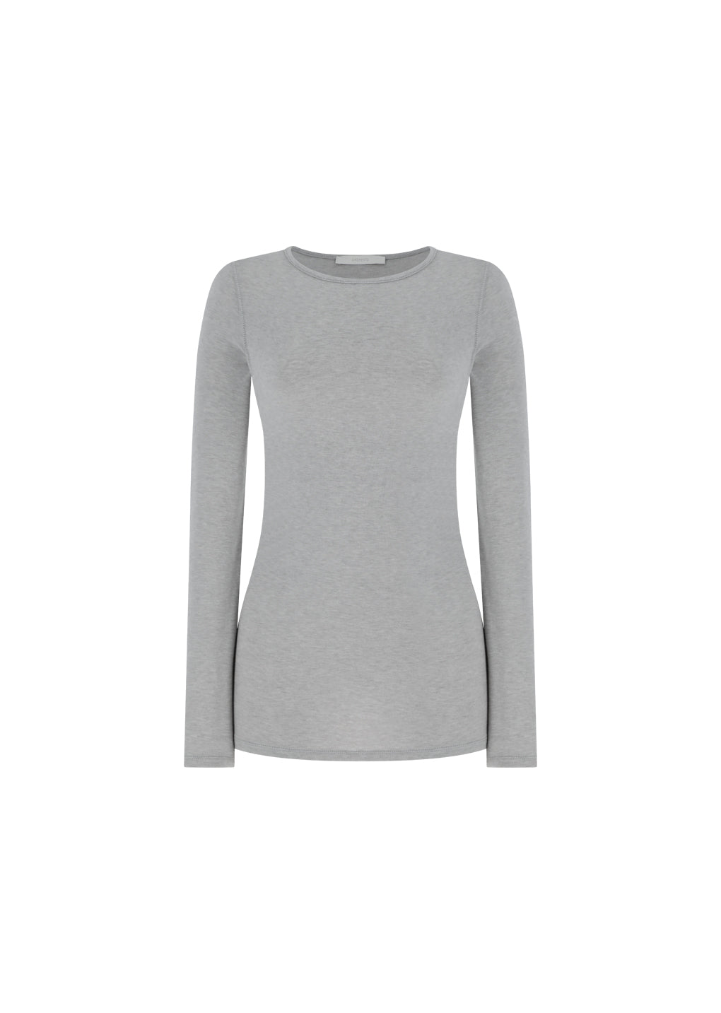 round t-shirt, light grey