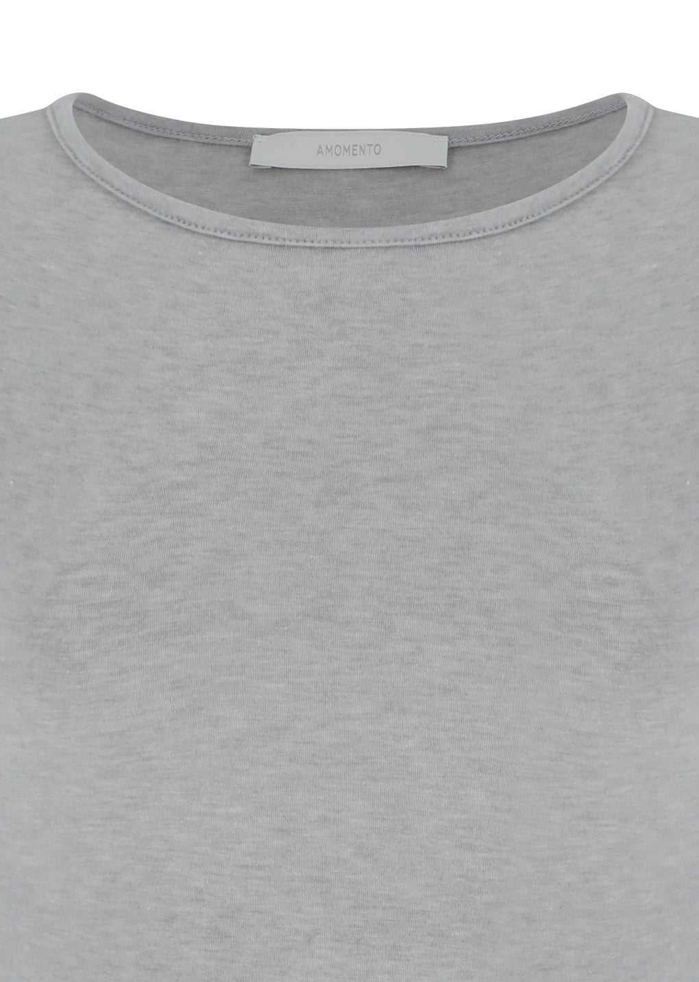 round t-shirt, light grey