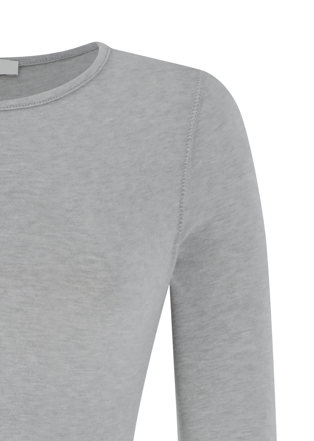 round t-shirt, light grey