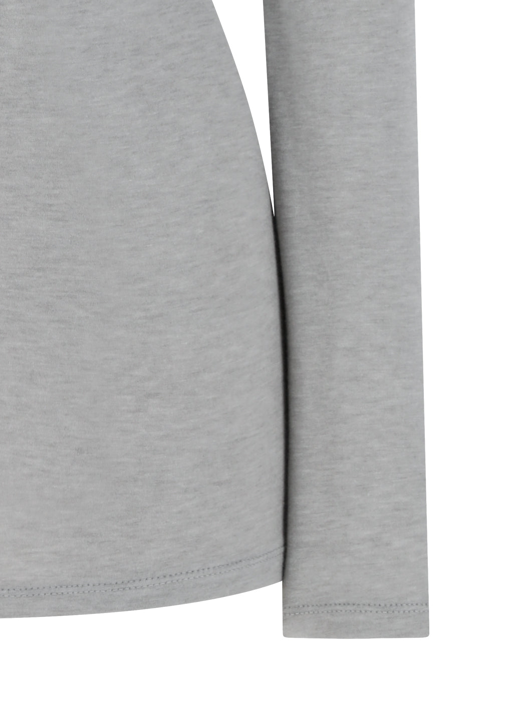 round t-shirt, light grey