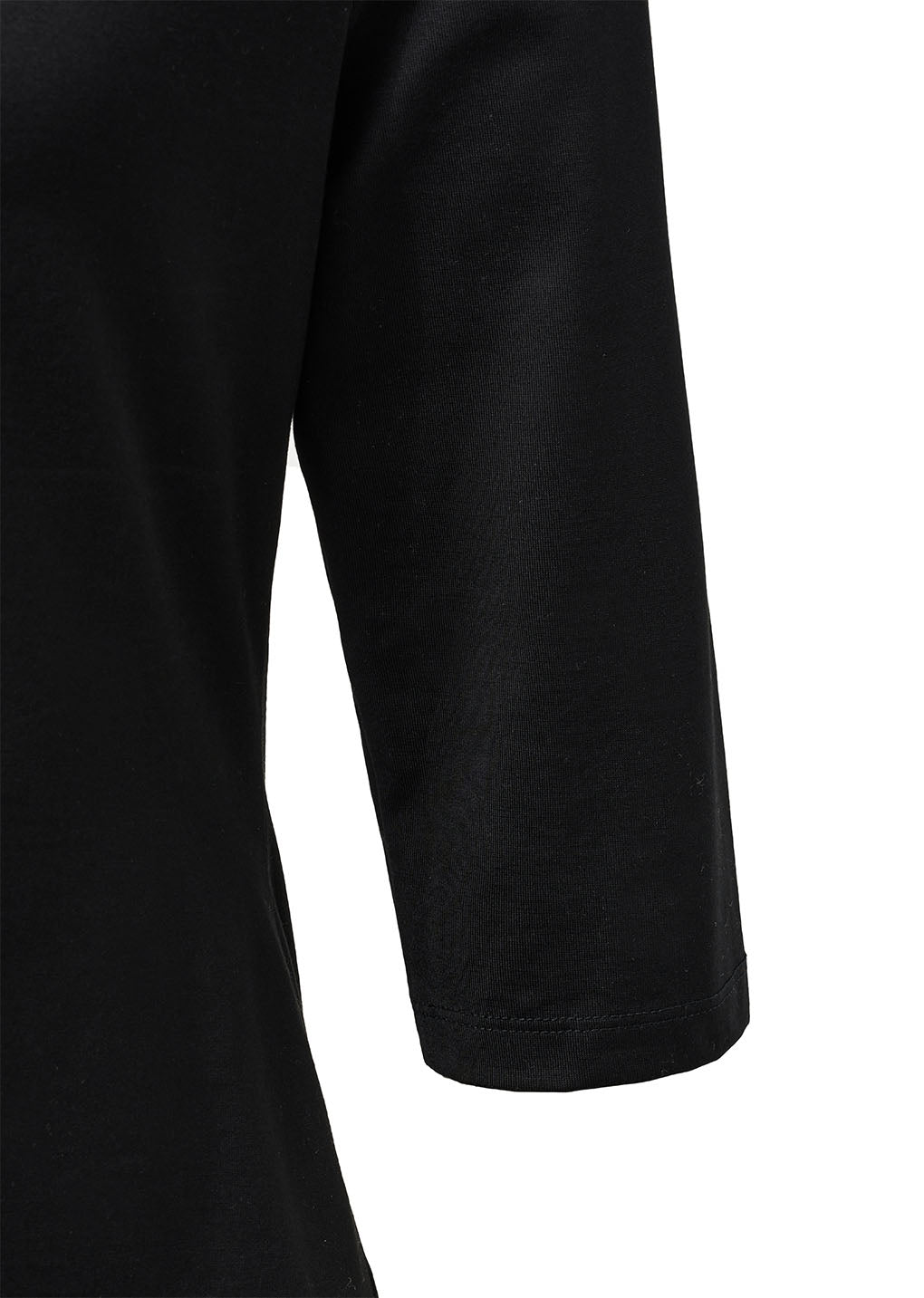 scoop neck short sleeve t-shirts, black