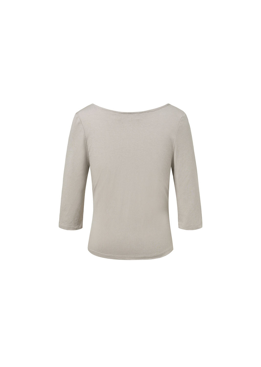 scoop neck short sleeve t-shirts, grey