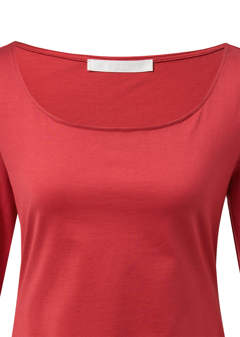 scoop neck short sleeve t-shirts, red