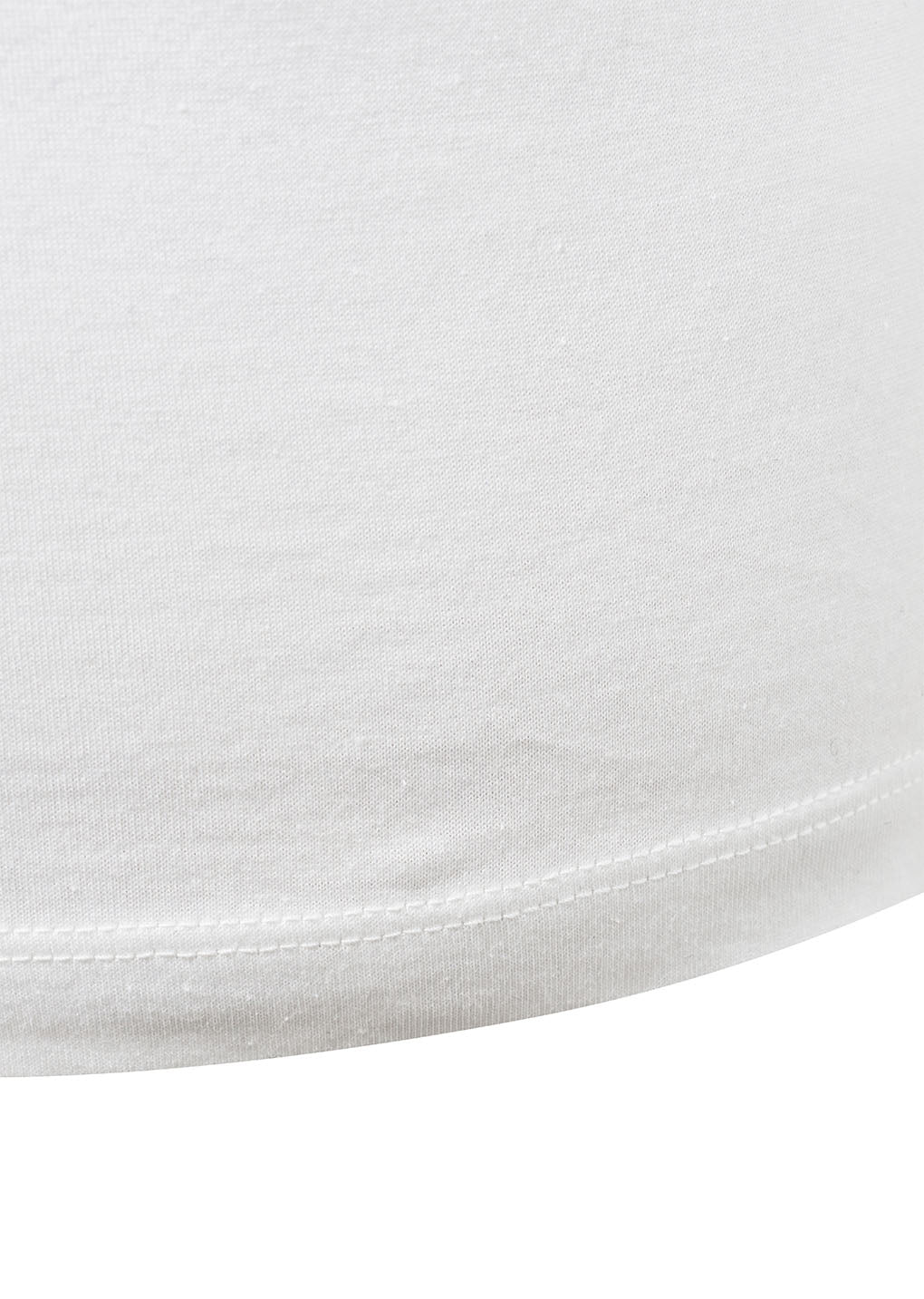 scoop neck short sleeve t-shirts, white