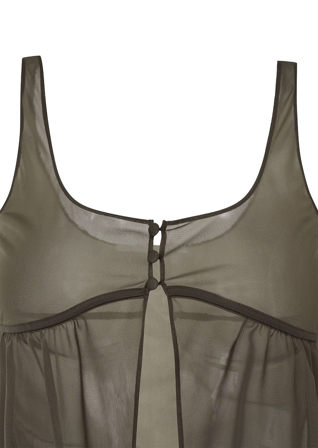 sheer bra top, brown